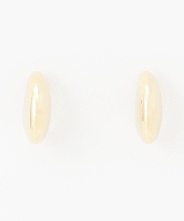 ANY クレセントムーン ピアス（両耳用） ゴールド系