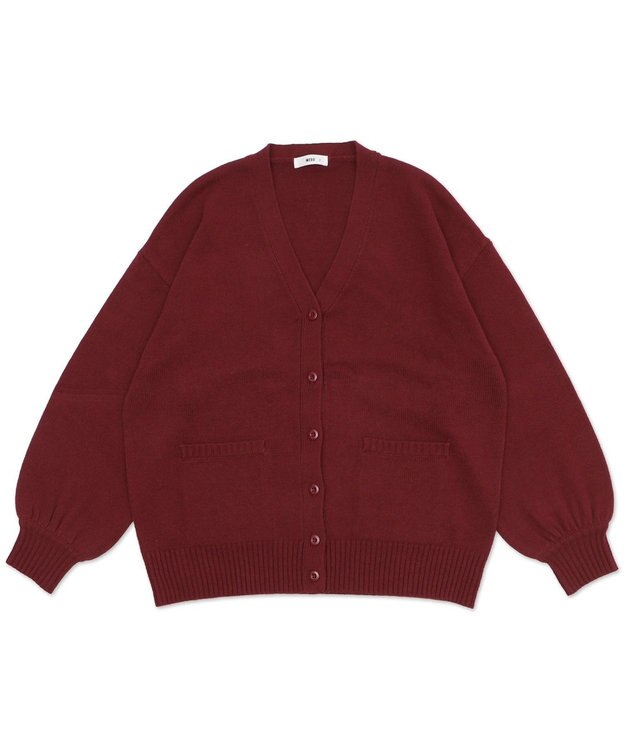 WEGO 【SCHOOLITEM】ニットカーディガン レッドその他