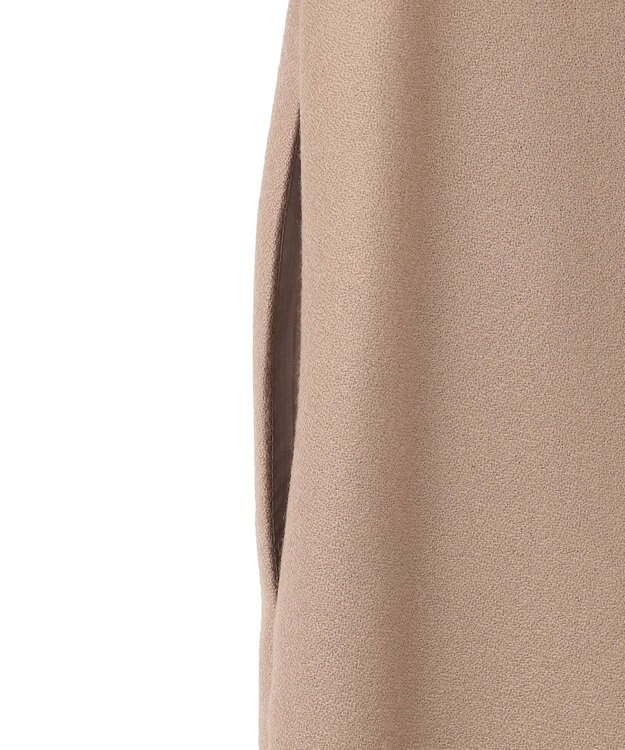 BEIGE， TERNES / ドルマンスリーブウールワンピース Milk tea