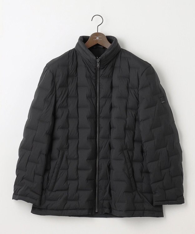 JOSEPH ABBOUD 【キングサイズ・軽量/ポケッタブル/撥水】 2WAYストレッチ・パッカブル ダウン ブルゾン ブラック系