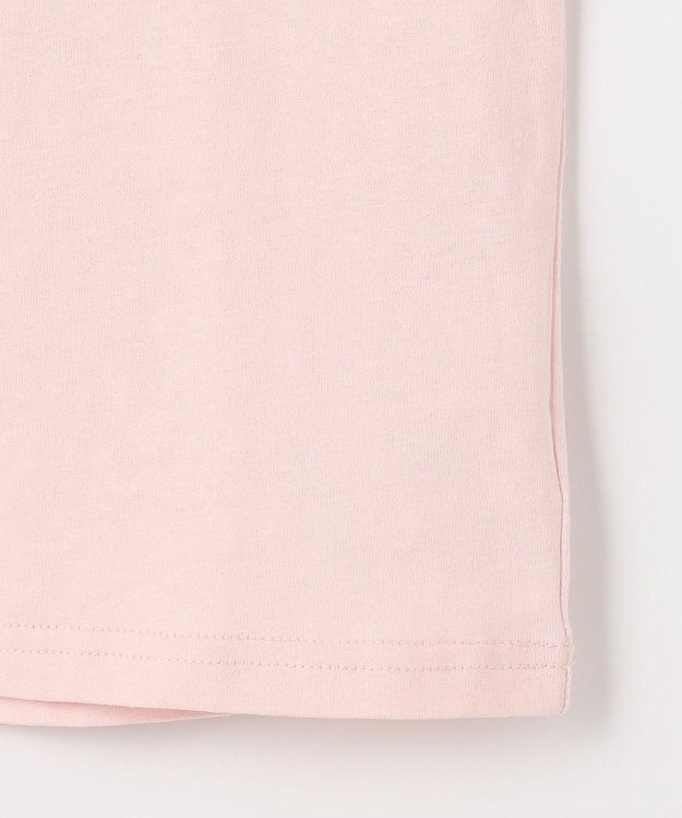 ANY KIDS チュール袖 七分Tシャツ ピンク