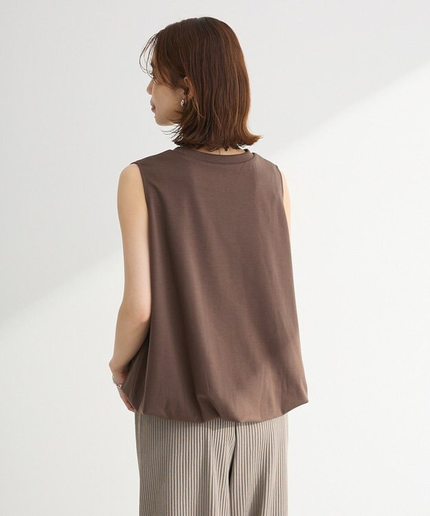 Green Parks ・Ｐｅｔｉｔ　Ｆｌｅｕｒ　バルーンノースリーブプルオ Brown