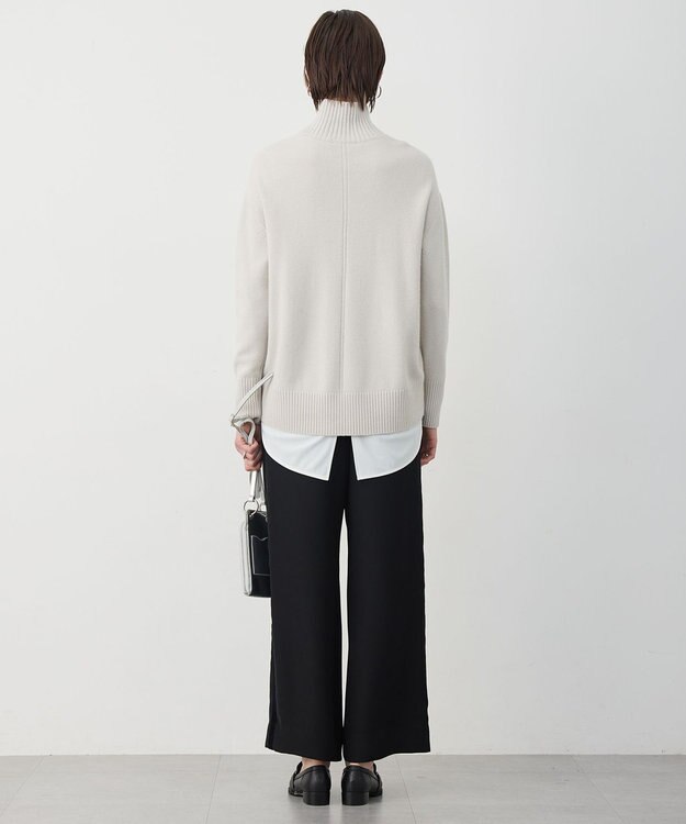 ICB ベルベットライン トラックワイドパンツ ブラック