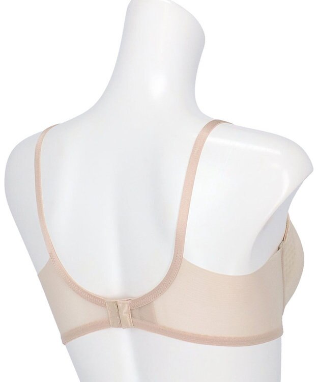 Wing ブラジャー 汗のベタつきや不快感を軽減 軽やかなつけごこち 背中すっきり 【夏のうすかるブラ】 春 夏 KB2873 ウイング／ワコール ベージュ