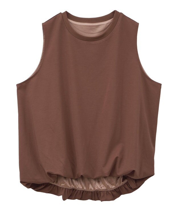 Green Parks ・Ｐｅｔｉｔ　Ｆｌｅｕｒ　バルーンノースリーブプルオ Brown