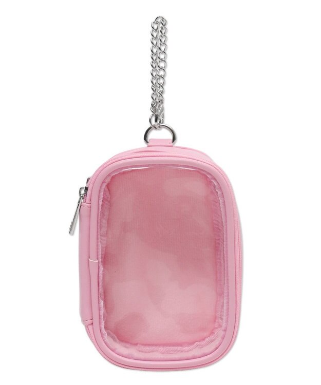 WEGO 【痛バ＆推し活グッズ】ダブルフェイスマルチぬいポーチ ライトピンク