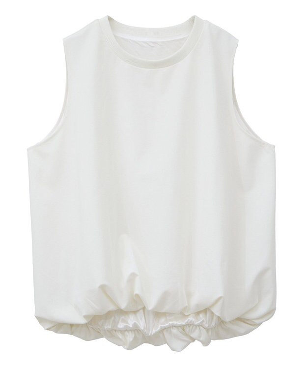 Green Parks ・Ｐｅｔｉｔ　Ｆｌｅｕｒ　バルーンノースリーブプルオ Off White