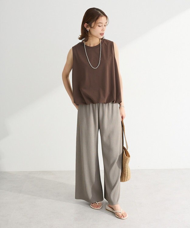 Green Parks ・Ｐｅｔｉｔ　Ｆｌｅｕｒ　バルーンノースリーブプルオ Brown