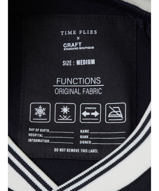 CRAFT STANDARD BOUTIQUE 接触冷感/UVカット/イージーケア/ストレッチ/ゲームシャツ-B Navy