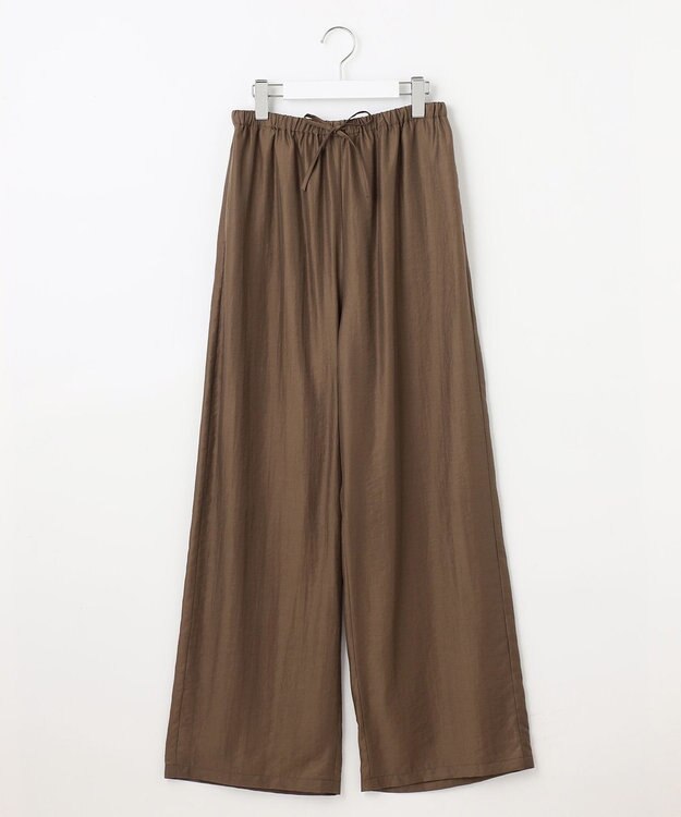 23区 【SLOW/一部店舗限定】ブライトヴィンテージクロス ワイドパンツ ブラウン系