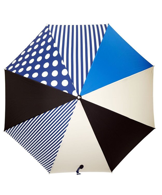 +RING 【UVカット90%以上】【数量限定】 UNISEX 雨傘（長）60cm MLT T1218 マルチカラー