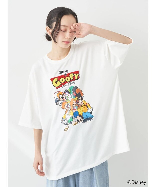 earth music&ecology Ｇｏｏｆｙ＆Ｍａｘ／フロントアートＢＩＧＴｅｅ White