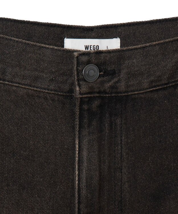 WEGO イージーバレルレッグデニムパンツ デニムブラックソノタ