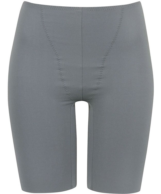 Wing 補整ショーツ あったか裏起毛(肌側) ヒップもおなかもすっきり ウエストがラク 【Ｐパンツ】 一枚ばき可能 ロング丈 KJ4823 ウイング／ワコール グレー