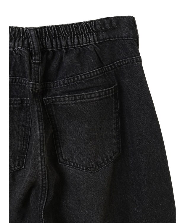 Green Parks デニムバギーパンツ Black