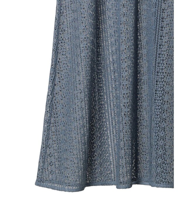 earth music&ecology レースキャミワンピース Blue