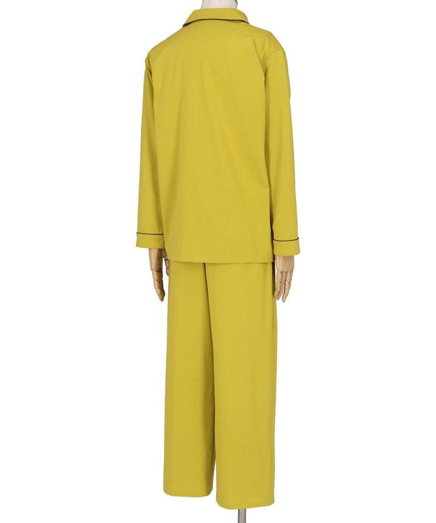 une nana cool 【綿100％】やわらか天竺メンズパジャマ　ＭＡＤＥ　ＷＩＴＨ　ＬＩＢＥＲＴＹ　ＦＡＢＲＩＣ YE