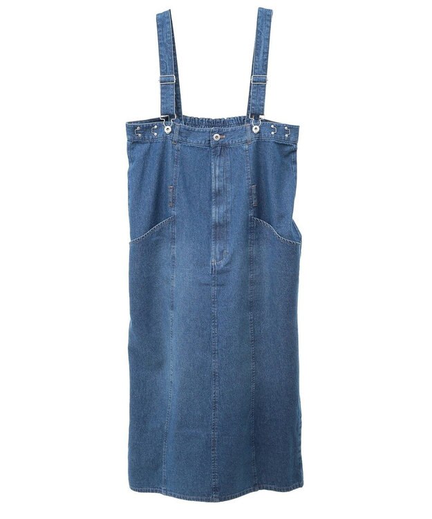 Green Parks ・ＳＵＧＡＲ　ＳＰＯＯＮ　２ｗａｙデニムジャンスカ Indigo