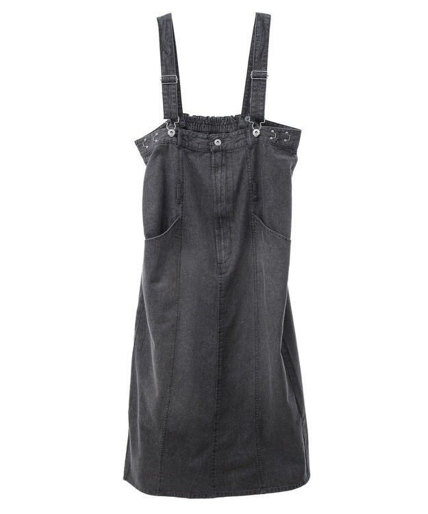 Green Parks ・ＳＵＧＡＲ　ＳＰＯＯＮ　２ｗａｙデニムジャンスカ Black