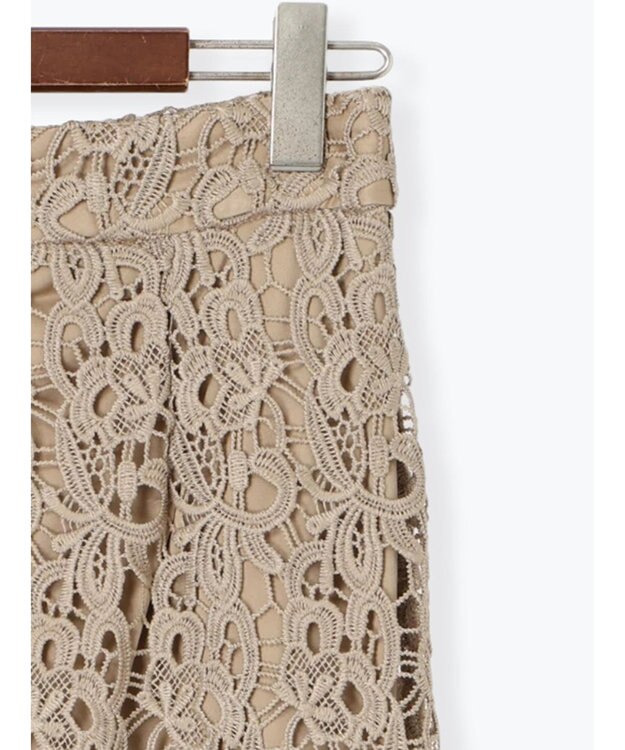 Te chichi ケミカルレースナロースカート《2025Autumn catalog vol.2 item》 ベージュ