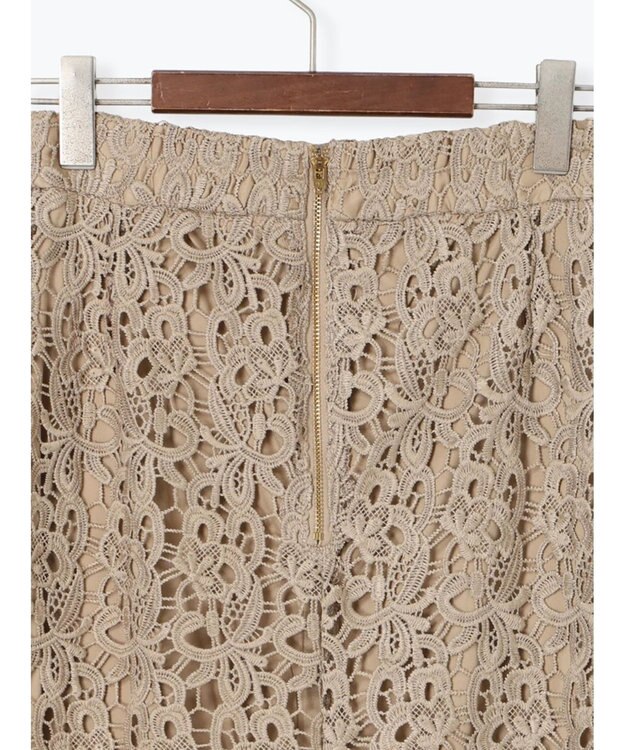 Te chichi ケミカルレースナロースカート《2025Autumn catalog vol.2 item》 ベージュ