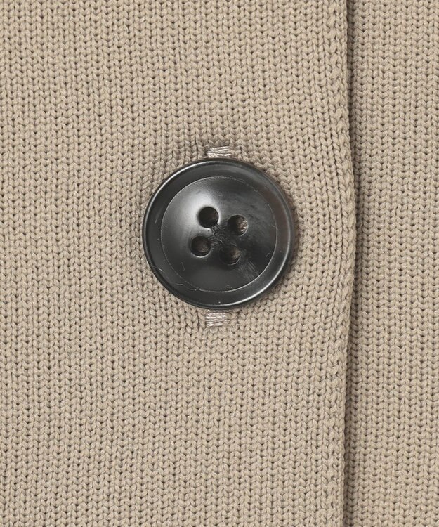 UNFILO L フォルムニット クロップドベスト カーキ