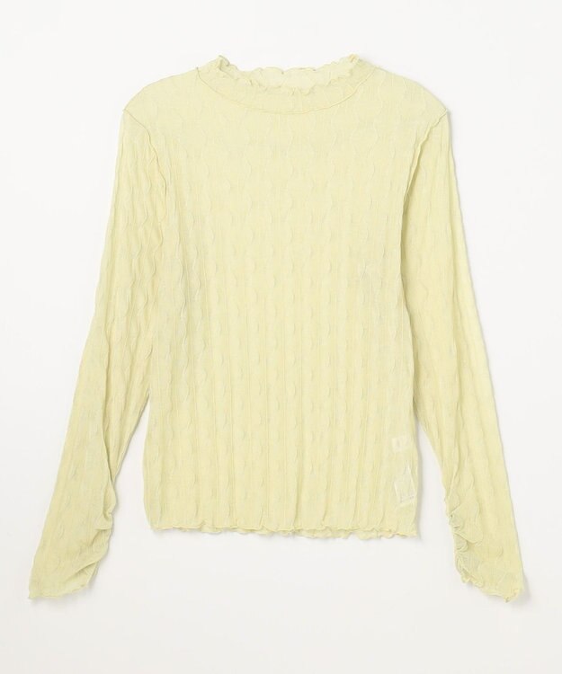 ANY L レースインナートップス イエロー