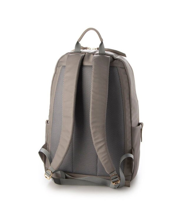 UNBILLION 【テレビ ドラマ着用アイテム】ペルケ perche / ナイロン牛革付属リュック ライトグレー