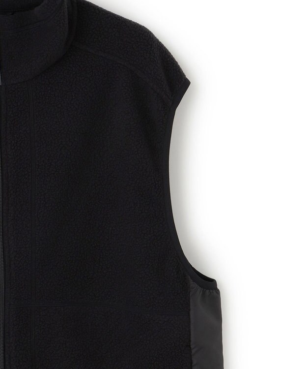 UNFILO MENS 【男女兼用】ポーラテック ボアベスト ブラック