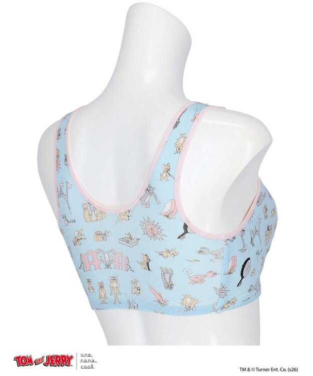 une nana cool トムとジェリー × une nana cool ナイトアップブラ サックス