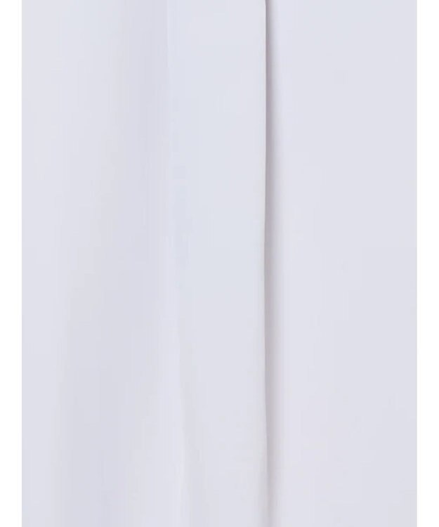 Te chichi フロントフリルバイカラーブラウス グレー