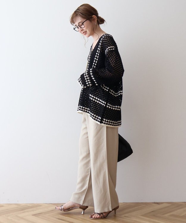 AMERICAN HOLIC 【接触冷感】ベイカーリラックスパンツ Beige