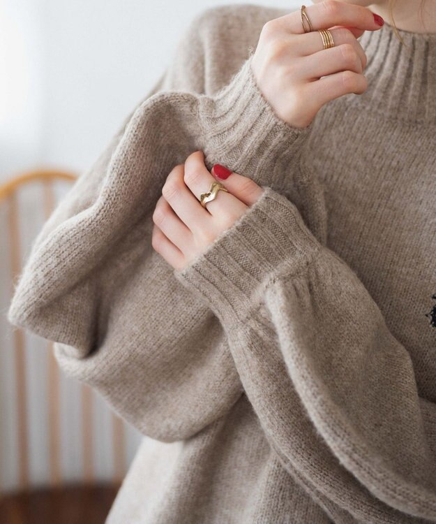 WEGO U.S POLO ASSN.ハイネックセーター ライトベージュ