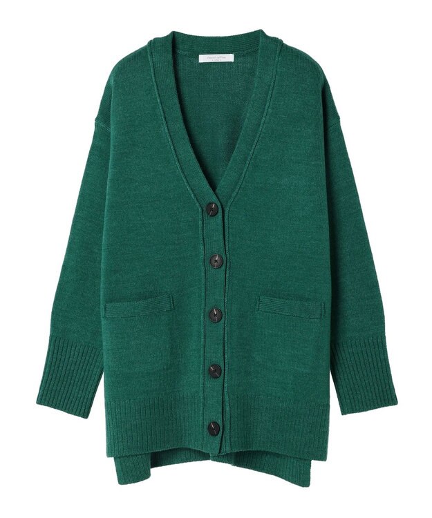 Green Parks 杢調Ｖネックカーディガン Green