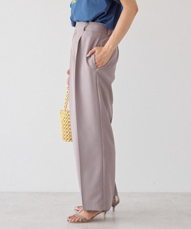 AMERICAN HOLIC 美・美・美ワイドパンツ Gray Beige