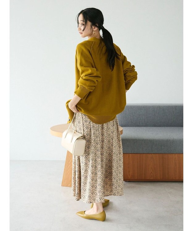 CRAFT STANDARD BOUTIQUE アウトリンキングニットカーディガン Mustard