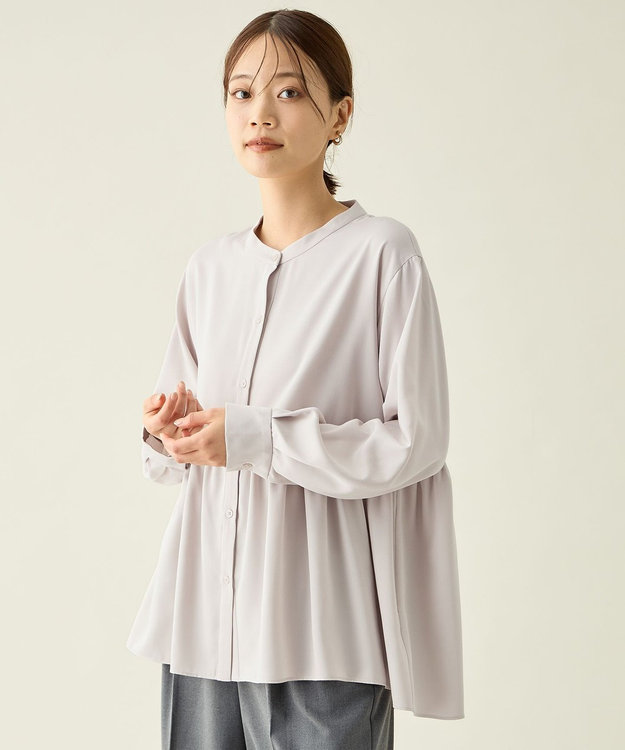 ANY エニィファンクションペプラムブラウス エクリュ