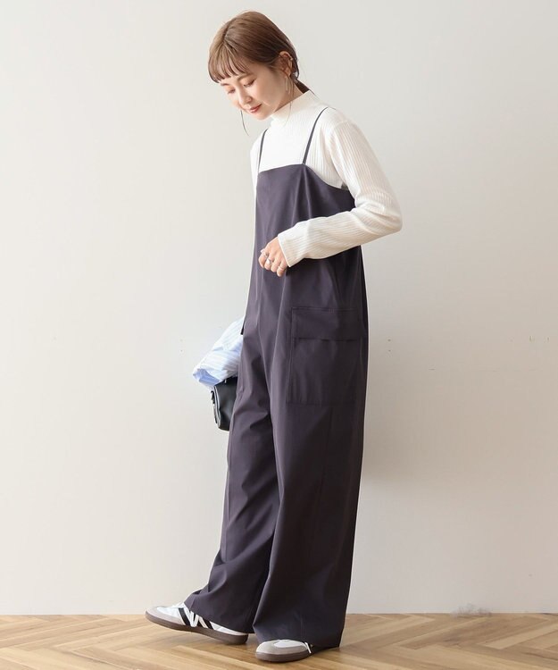 AMERICAN HOLIC カーゴポケットキャミサロペット Charcoal Gray