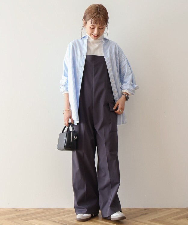 AMERICAN HOLIC カーゴポケットキャミサロペット Charcoal Gray