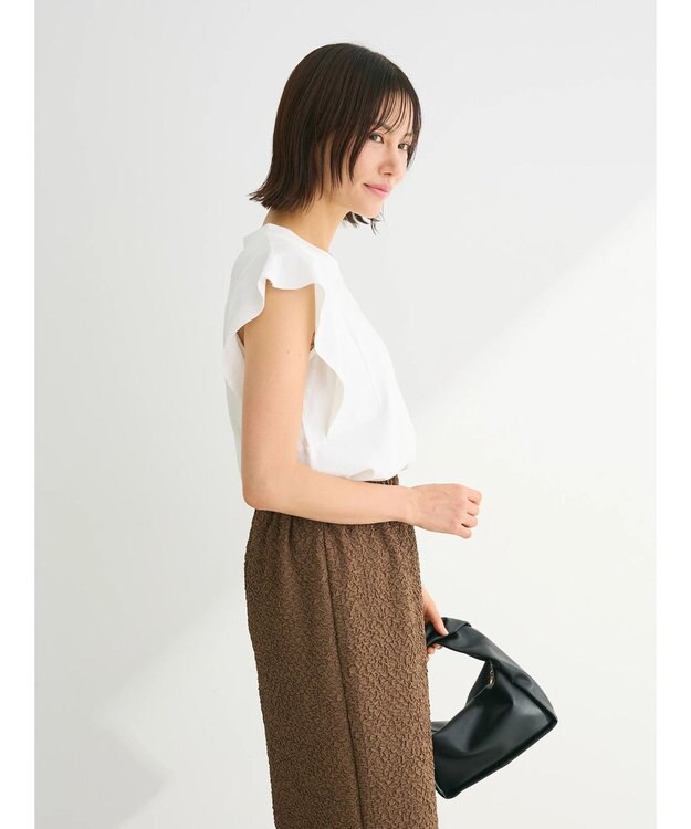 Green Parks ・ＳＵＧＡＲ　ＳＰＯＯＮ【ＣＯＯＬ】フレンチスリーブＴＥＥ Off White