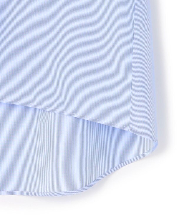 ICB 【先行予約】クリーンブロード ラッフルデザイン プルオーバーブラウス ブルーストライプ