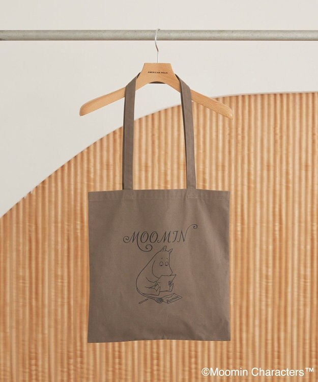 AMERICAN HOLIC Moomin アソートプリントトートバッグ Mocha