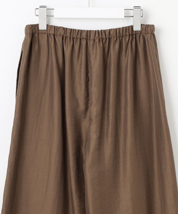 23区 【SLOW/一部店舗限定】ブライトヴィンテージクロス ワイドパンツ ブラウン系