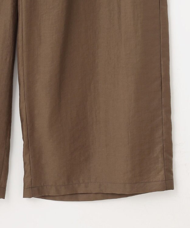 23区 S 【SLOW/一部店舗限定】ブライトヴィンテージクロス ワイドパンツ ブラウン系