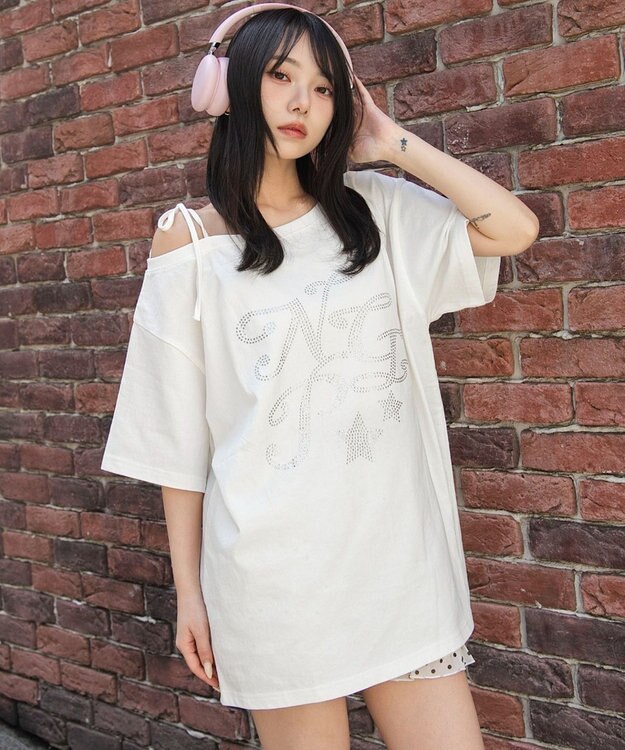 WEGO ２WAYグラフィックワンショルBIGT 柄8