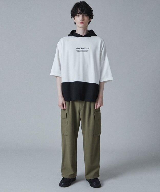 WEGO ドルマンポンチフードT（S） ブラック