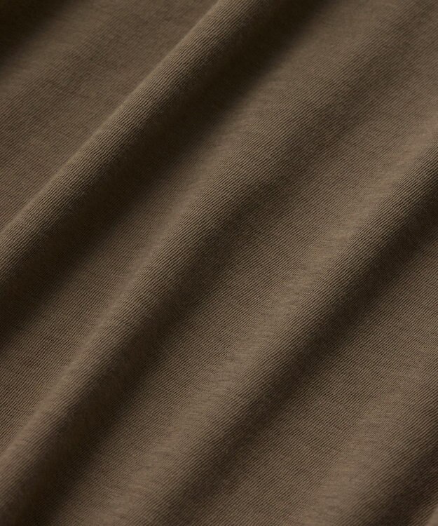 TOQUE 〈大草直子さんアドバイザー〉 【天然素材】タンギスコットン天竺ドルマンTシャツ カーキ