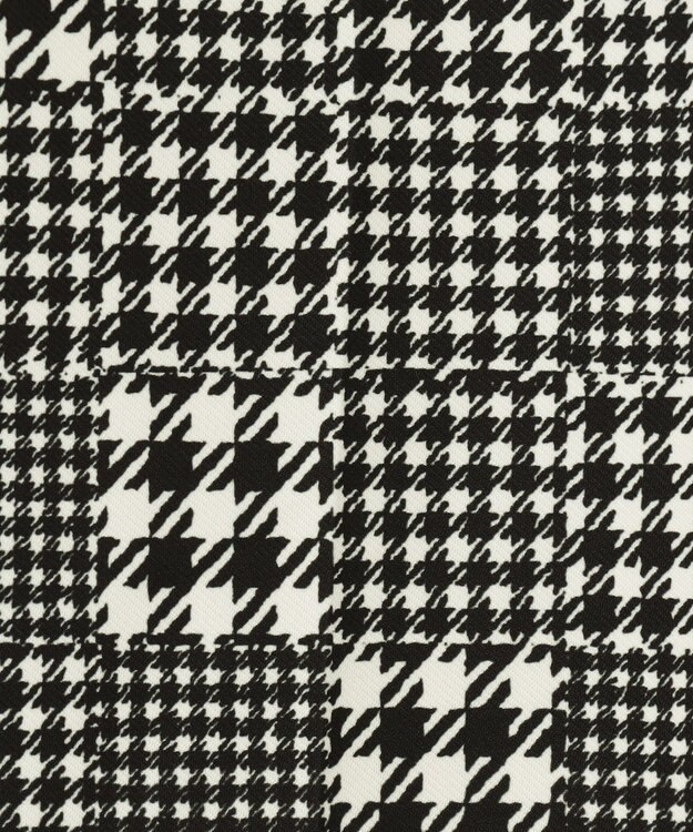 23区GOLF フレンチシックなスタイリングに！【WOMEN】チェック柄 テーパードパンツ ブラック系3