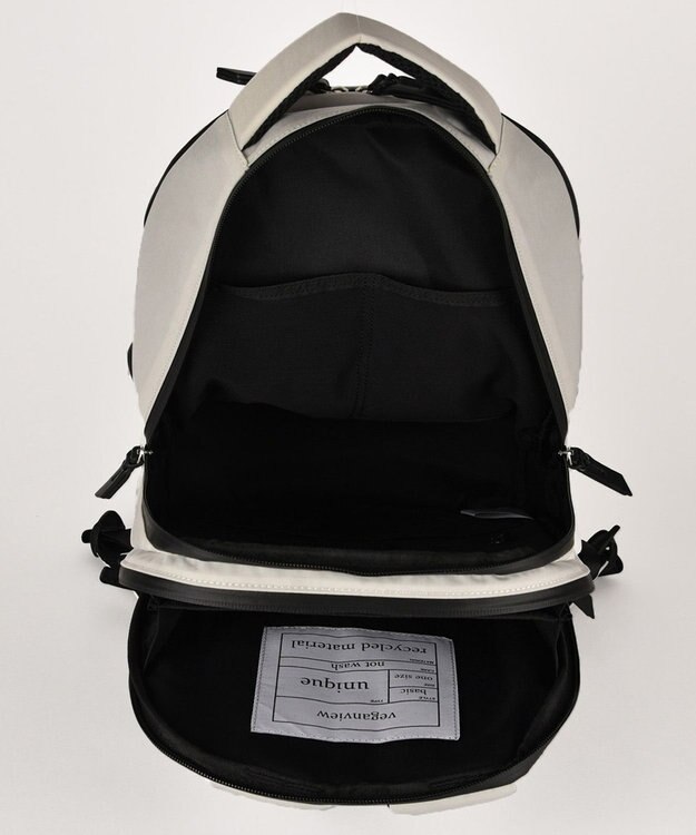 LA BAGAGERIE 【veganview】crinkle nylon backpack Lsize ホワイト