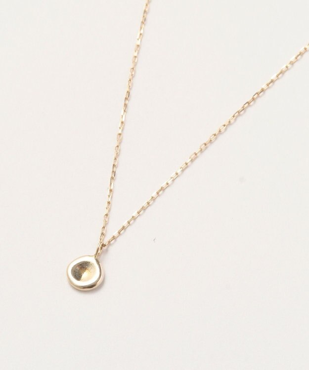 Phoebe 【K10】プランプコインペンダントネックレス/全長:40cm ゴールド